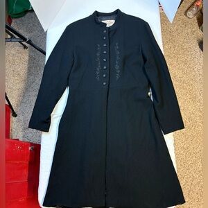 Wah Maker Vintage Collection Wool Black Coat Smock Rifle